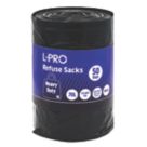 L-PRO  Black Bin Liners 70Ltr 50 Pack