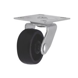 Essentials Swivel Castors 30mm Black 2 Pack