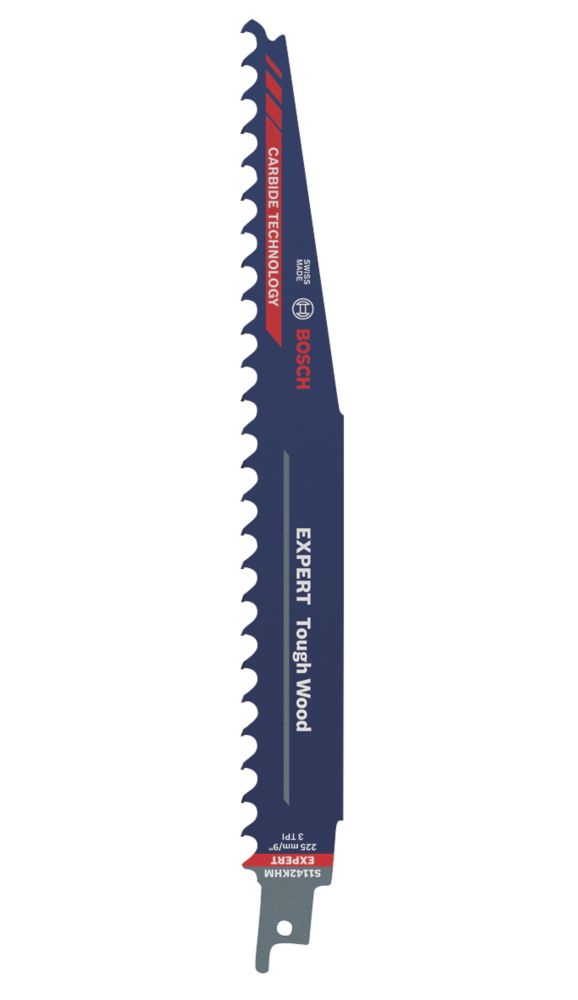 Bosch Expert S1142KHM Wood Reciprocating Saw Blade 225mm Screwfix