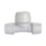 Hep2O  Plastic Push-Fit Reducing Keyless Tee 15mm x 15mm x 22mm