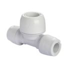 Hep2O  Plastic Push-Fit Reducing Keyless Tee 15mm x 15mm x 22mm
