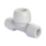Hep2O  Plastic Push-Fit Reducing Keyless Tee 15mm x 15mm x 22mm
