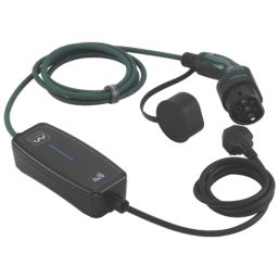 Masterplug 10A 2.4kW  Mode 2 Type 2 Plug Portable EV Charger 5m