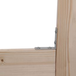 Magnodur Chair Brackets Silver 100mm x 100mm x 20mm 12 Pack