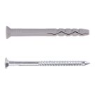 Easyfix  Nylon & Steel Countersunk Head Hammer Fixings 6mm x 40mm 20 Pack