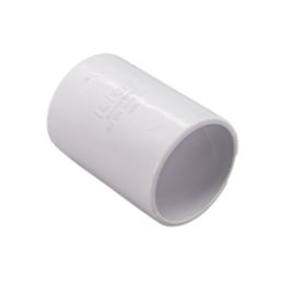 FloPlast  Straight Couplers 32mm x 32mm White 5 Pack