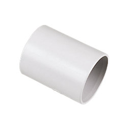 FloPlast  Straight Couplers 32mm x 32mm White 5 Pack