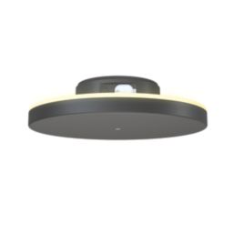 Calex Rosarno Outdoor Rechargeable LED Wall Light Black 400lm