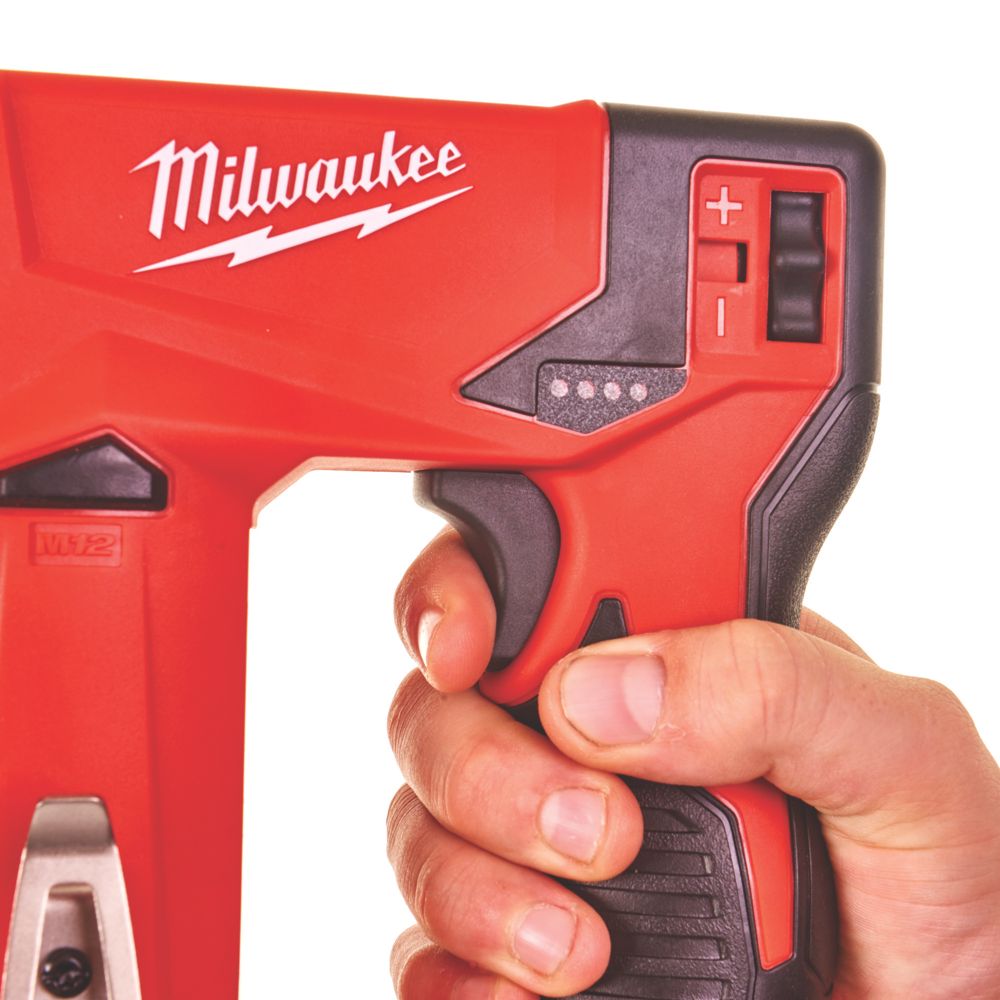 Milwaukee m12 nail discount gun