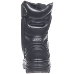Apache Combat Size 8  Black Waterproof  Safety Boots
