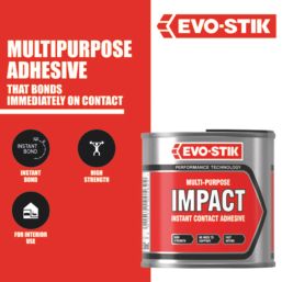 Evo-Stik Impact Adhesive Off-White/Amber 250ml