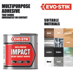 Evo-Stik Impact Adhesive Off-White/Amber 250ml
