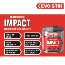 Evo-Stik Impact Adhesive Off-White/Amber 250ml