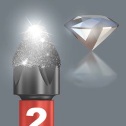 Wera Impaktor 1/4" Hex Shank PZ TriTorsion Bit Set 6 Pieces