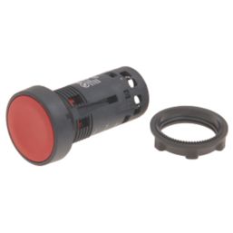 Schneider Electric XB7NA42 Red Flush Push-Button Spring Return NC