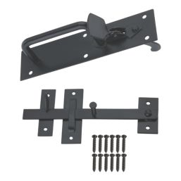 Smith & Locke Gate Latch Black 178mm