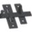 Smith & Locke Gate Latch Black 178mm