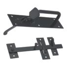 Smith & Locke Gate Latch Black 178mm