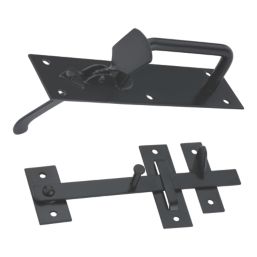 Smith & Locke Gate Latch Black 178mm