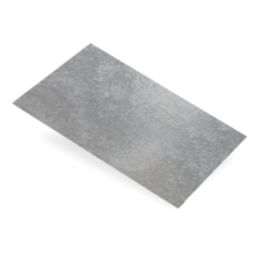 Essentials Smooth Protective Door Plate Galvanised Steel 250mm x 500mm x 0.55mm