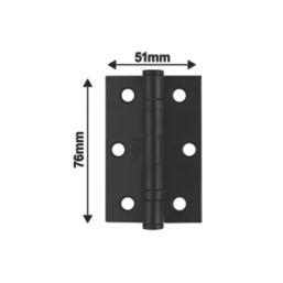 Carlisle Brass Tavira Door Handle Pair Matt Black