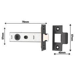 Carlisle Brass Tavira Door Handle Pair Matt Black