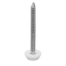 FloPlast Pins White Head A4 Stainless Steel Shank 2mm x 40mm 250 Pack