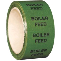 Essentials Boiler Feed Pipe Marking Tape Green 33m x 50mm