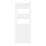 Flomasta 1200mm x 450mm 1672BTU White Curved  Towel Radiator