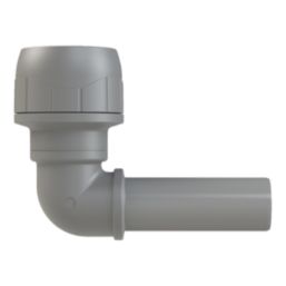 PolyPlumb Enhanced  Plastic Push-Fit Equal 90° Spigot Elbow 15mm