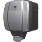 British General  IP66 13A 1-Gang SP Weatherproof Outdoor Switched Socket