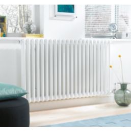 Acova 600mm x 812mm 3532BTU White Horizontal 3 Column Radiator