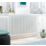 Acova 600mm x 812mm 3532BTU White Horizontal 3 Column Radiator