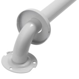 Croydex  Straight Doc M Grab Bar White 600mm
