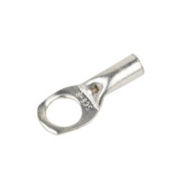 Essentials Non-Insulated Metallic 8mm Ring Copper Tube Lugs 10 Pack