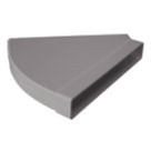 Manrose Rectangular 45° Horizontal Bend White 100mm