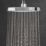 Mira Crisp Tilt Overhead Shower Head Chrome 250mm