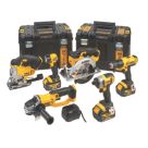 DEWALT DCK677M3T-GB  18V 3 x 4.0Ah Li-Ion XR  Cordless 6 Piece Kit