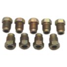 Pearl Consumables  Metric Male M10 x 1mm Brake Pipe Unions 9 Pack