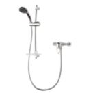 Triton Kaho Rear-Fed Exposed Chrome  Shower Flexible
