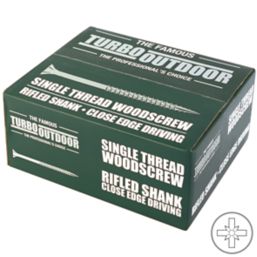 Turbo Outdoor  PZ Double-Countersunk Trade Pack 1000 Pcs