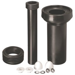 McAlpine  WC Frame Connector Kit Black