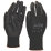 Site  PU Palm Dip Gloves Black Medium