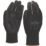 Site  PU Palm Dip Gloves Black Medium