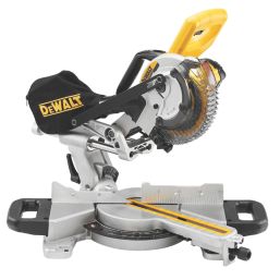 DeWalt DCS365M2-GB 184mm 18V 2 x 4.0Ah Li-Ion XR  Cordless Single-Bevel Sliding Mitre Saw