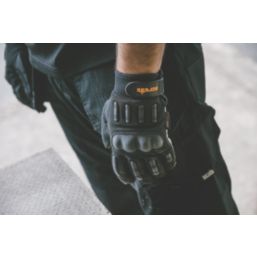 Scruffs Trade Shock Impact Work Gloves Black/Grey Large