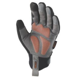 Scruffs Trade Shock Impact Work Gloves Black/Grey Large