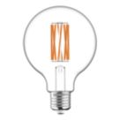 LAP  E27 G95 LED Virtual Filament Light Bulb  806lm 3.8W
