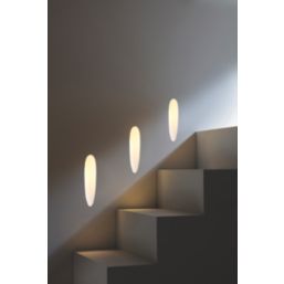 Saxby Allure LED Plaster Wall Light White 1.6W 79lm
