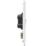 Knightsbridge  45A 2-Gang DP Control Switch Matt White with LED